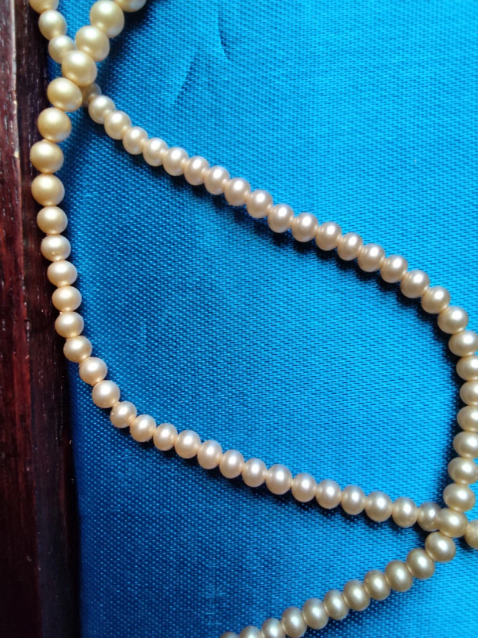 Oude parelketting met twee rijen – photo 4
